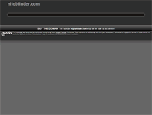 Tablet Screenshot of nijobfinder.com